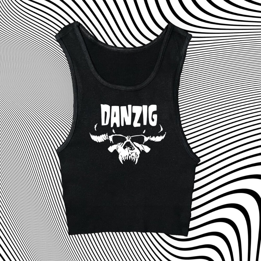 Danzig Unisex Cropped Tank